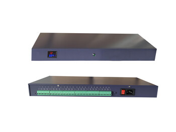 Monitoring power supply security centralized power supply rack door cabinet room 1u 12v dc24v5v camera 24-channel machine room ac dc12v400w33a24-channel with voltage and current display rear outlet