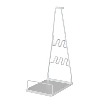 Oin vertical vacuum cleaner storage rack floor-standing storage utensil storage rack punch-free vacuum cleaner bracket mop hanging white