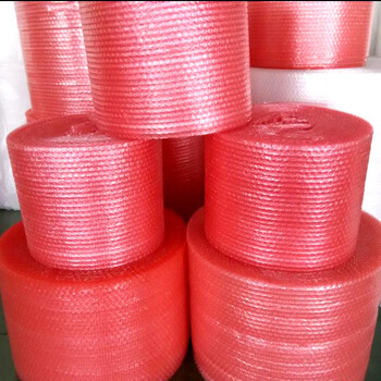 Red anti-static bubble film bubble paper thickened shockproof express packaging bag foam pad packaging film 100 meters/roll width 25cm length 100m/roll
