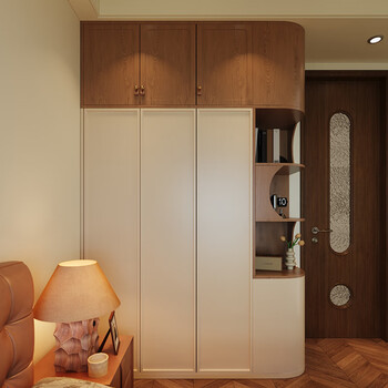 Yuemeng millennium wardrobe whole house customized medieval style overall wardrobe bedroom multifunctional wardrobe cloakroom study storage prepayment (consult customer service for a plan)