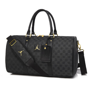 Nba vibe air jordan aj large capacity men's and women's crossbody bag travel bag luggage bag sports fitness bag basketball bag backpack 6003 black