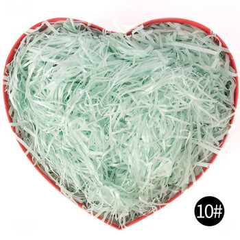 Raffia filling internet celebrity gift box souvenir cushioning filling for boyfriend and girlfriend wedding candy bedding manufacturer wholesale tiffany blue 500g super cost-effective