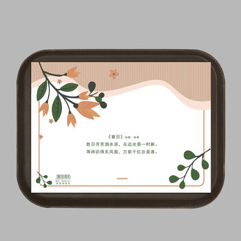 Yifude paper products 9k disposable placemat paper customized hotel fast food restaurant commercial placemat paper dinner plate pad paper antique style tableware paper 9k spring placemat paper 1000 pieces