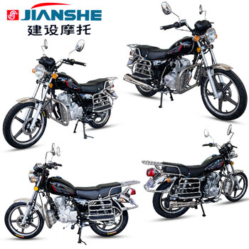 Jianshe genuine chongqing jianshe tianjun prince 125 national iv efi mobility two-wheeled motorcycle is fuel-efficient and can be licensed, black, vehicle certificate, invoice, guardrail, large shelf, one-click start alarm positioning