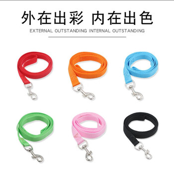 Oyktn cat cartoon leash goes out to break free i-shaped adjustable pet doll teddy small rope for dogs cat chain single rope random color m 6kg-14kg