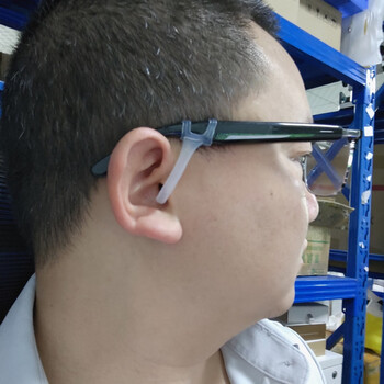 Suitable for huawei glasses, xiaomi glasses, anti-leakage sound casing, boundary ring, glasses sound guide tube, sound amplification sound guide accessories, custom transparent color sound guide casing 1 pair (non-refundable, no exchange)