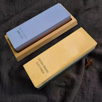 He jiagong 3000/8000 mesh whetstone double-sided fine grinding oilstone woodworking mirror mirror home kitchen 240-800 free anti-slip rubber pad one size