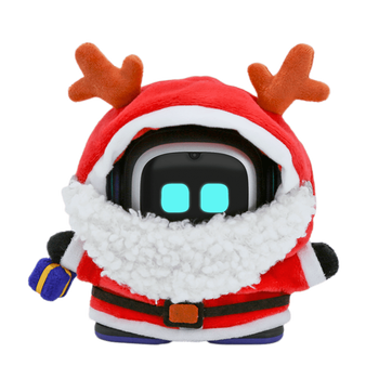 Emo robot charging pile smart light sticker headphones emo robot clothes accessories christmas