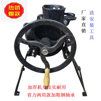 Yusenyi corn peeling machine, dry corn threshing machine, household small baling machine, corn kernel peeling hand thresher, upgraded thickened stainless steel bearing model h (can add motor by itself)