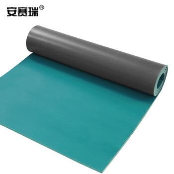 Ansery 5kv high voltage insulating floor mat (1 5m) laboratory workbench insulating rubber floor mat insulating mat rubber mat green k000026