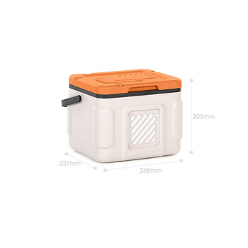 Ice master (icemaster) cyber insulation box thickened refrigerator car camping preservation portable cold insulation box home medicine box orange flame