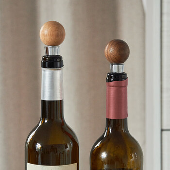 Wenshiou natural log red wine stopper wine winery wine tasting sobering glass bottle stopper sealed household sealing stopper airtight beech