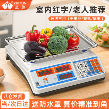 Zhizun (zhizun) weighing electronic scale for business use commercial stall 30kg pricing scale weighing vegetable selling scale