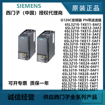 Siemens g120c inverter pn version with filter 6sl3210-1ke11-8af2/3af2/2af2 6sl3210-1ke32-4af1 132kw