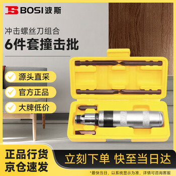 Bosi 6-piece set of impact screwdriver combination driver screwdriver bs521105