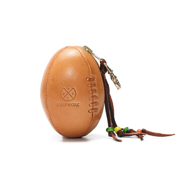 Other/other half work washed first layer cowhide key bag retro handmade rugby bag genuine leather key bag headphone bag cowhide original color