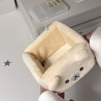 The little cleaner chooses rilakkuma peripherals japanese san-x doll square storage basket cute cartoon desktop debris collection square