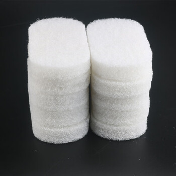 Scouring cloth kitchen stainless steel non-scratch cleaning cloth for glass ceramic bathtub gray white shoe washing thickened rounded corners white thickened 10 pieces