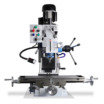 Haoxiang high-precision manual drilling and milling machine multi-functional spindle milling machine drilling machine small industrial 45 upgraded model