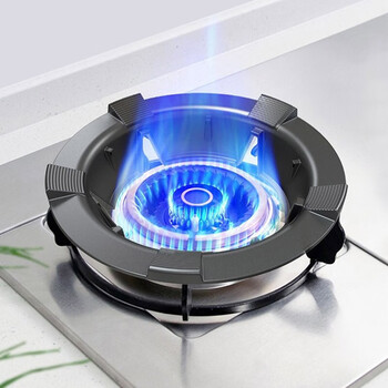 Fully suitable heavy-duty cast iron gas stove flame hood gas stove windproof energy-saving hood pot rack five-claw universal stove anti-slip bracket