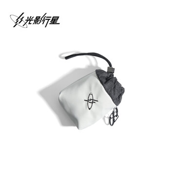 Light and shadow planet (gyxx)/light and shadow planet accessory bag coin purse key bag drawstring pocket white