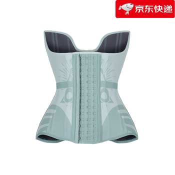 Rebitch daily rubber rib glass sea belly belt postpartum abdominal control waist support light green_glass sea 4xs (waist 50-55)