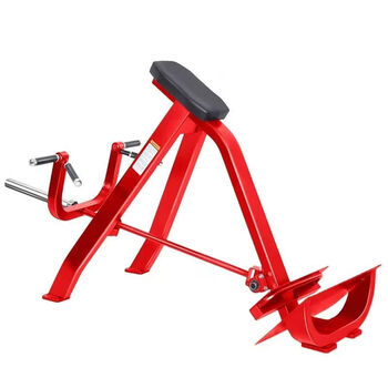 Mi xiaomijiao rowing machine commercial bar trainer gym comprehensive strength equipment standing deadlift back incline bent over t-shaped pull back rowing (red) does not include bell plates