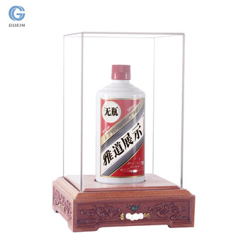 Guein feitian maotai display wine box acrylic dust cover twelve zodiac collection wine rack set sealed wine cabinet customization 500ml (catties)