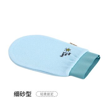 Laotang new product powerful bath towel double gloves for household bathing and mud rubbing without pain within 60 words blue (fine sand)