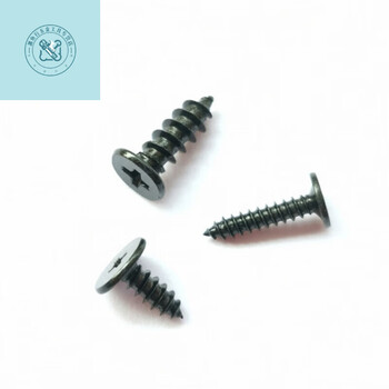 Lnga landgre plated black ca flat head self-tapping screws large flat head thin head screws m2.5 3 4 heads 5678mm large head countersunk head m5*50 head large 10 20 pcs