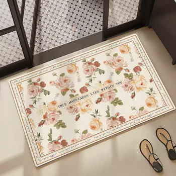 Yusenyi american bathroom cabinet diatom mud door absorbent foot pad quick dry dry non-slip floor mat toilet powder room maria square custom size contact customer service