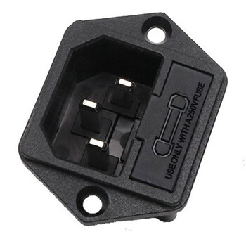 Power socket ac-03 three-pin socket with ear screw hole male socket safe two-in-one socket ac-03 socket