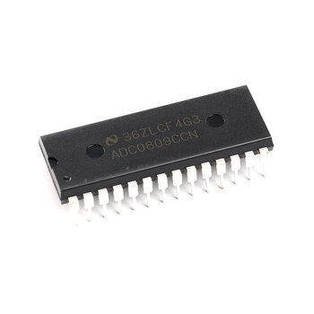 Direct plug adc0809ccn 8-bit analog-to-digital a/d converter chip dip-28 electronic components with single ic adc0809ccn