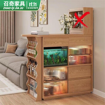 Shantou lincun bar and sideboard integrated japanese style retractable telescopic dining table home living room partition cabinet bar partition cabinet living room solid wood color does not include chairs and cup cabinets installation is not included