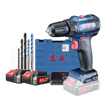 Dongcheng 16v brushless lithium electric drill wjz2410s rechargeable dual electric hand drill household electric screwdriver power tool