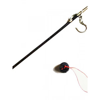 Family old-fashioned handmade pole scale hook, commercial shoulder bag, wooden old scale, mobile decoration, happy weighing 250 kg, high-quality 300 kg copper-clad belt scale weight and red rope