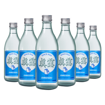 Jinro imported from south korea, classic soju original flavor 16 degrees, tipsy ladies 360ml, 6 bottles of classic jinro