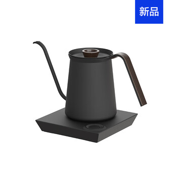Bear and yang shadow puppet pot hand-pour temperature control pot fine mouth pot intelligent electric kettle stainless steel household long mouth coffee pot classic black
