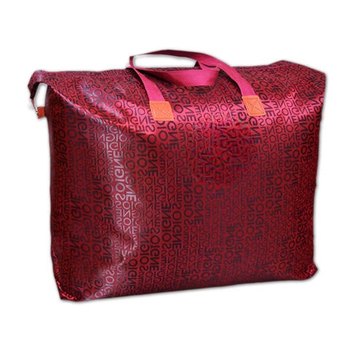 Maplewood bay thickened large waterproof oxford bag cotton quilt clothes storage bag moving bag duffel bag packaging bag burgundy letters extra large 1 piece