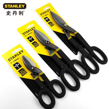 Stanley universal tin shears 7 inches 14-569-22/10 inches 14-556-22/12 inches 14-558-22 stht14569-8-23 7 inches