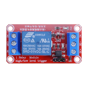 Throwing stones gpio relay with optocoupler isolation relay module, current resistance 10a/30a, high and low level trigger adjustable relay switch gpio control, 1 channel, 5v power supply, 10a current resistance, high and low level trigger