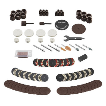 Bosch (bosch) electric grinder universal luxury accessory set woodworking milling cutter high-speed steel drill bit cleaning/polishing accessory set universal luxury accessory set (110 pieces)