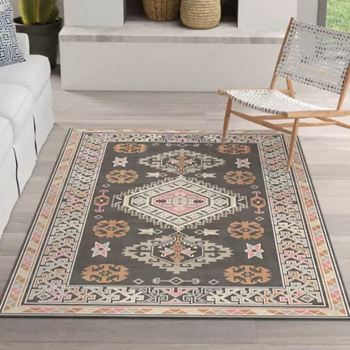 Yusenyi american ethnic style carpet european style living room sofa floor mat coffee table mat home bedroom full room bed erning maya 1 200x300 cm new upgrade mite-free technology