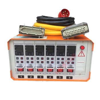 Hot runner temperature control box temperature control meter large plug-in card type intelligent display screen intelligent anti-burn temperature control card temperature controller instrument 6 sets of high-end intelligent anti-burn
