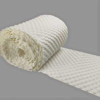 Packing foam shock-proof bubble paper grid pressure foam kraft paper filler environmentally friendly packaging paper express anti-fall filler shock-absorbing paper white thickened no tear line 28cm*50m