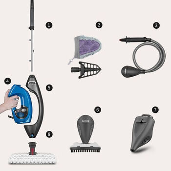 Sharker sharker t9 steam mop multifunctional electric floor mopping high temperature sterilization t8/p8 t8