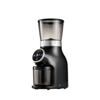 Coffee bean grinder hand brewed italian grinder household automatic coffee bean grinder controlled quantitative electric bean grinder black