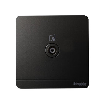 Schneider yishang series deep space gray single-link 75 tv socket (straight through connection type) e8331tv_dg_c1 single-link tv socket e8331tv_dg_c1 yishang deep space gray