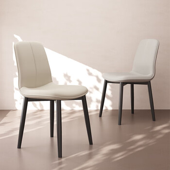 Small craftsman dining table chair dining chair home new chair stool back chair light luxury nordic high-end restaurant master chair double white