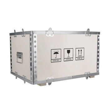 Customized fumigation-free buckle export packaging wooden box aviation logistics packaging domestic logistics plywood steel belt wooden box 8mm